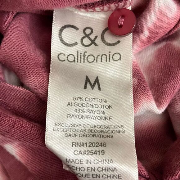 C&C California Berry Tie-Died Crop Top / SZ: M / NWT - Picture 6 of 7